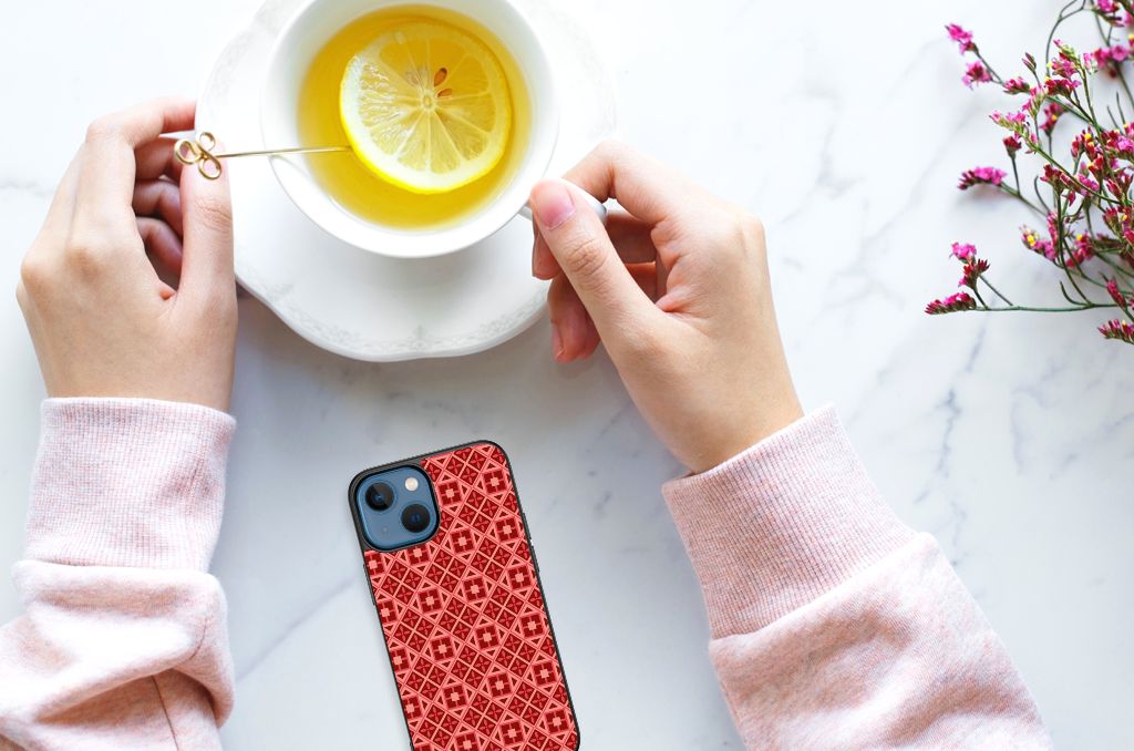Apple iPhone 13 mini Back Case Batik Rood B2C Telecom
