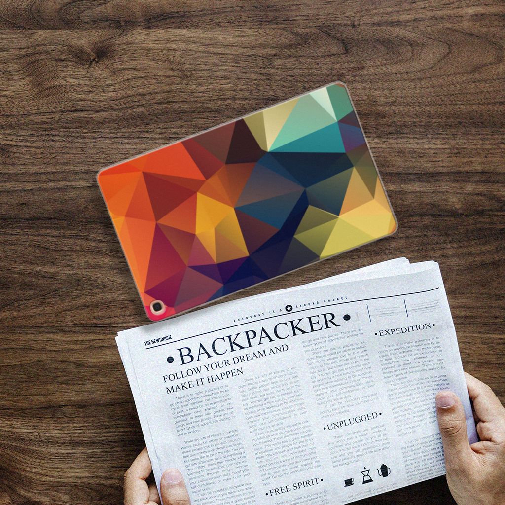 Samsung Galaxy Tab A 10.1 (2019) Back Cover Polygon Color