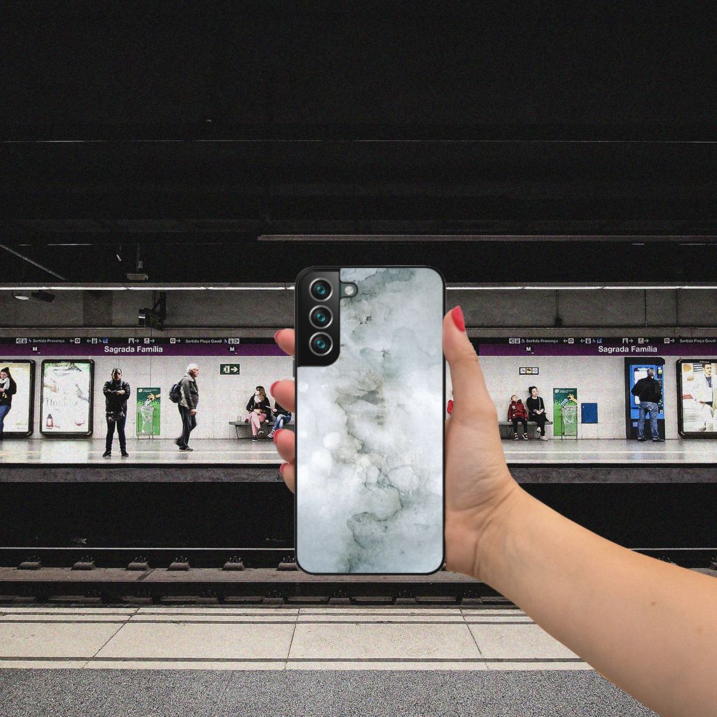 Kleurrijke Telefoonhoesje Samsung Galaxy S22 Plus Painting Grey B2C Telecom