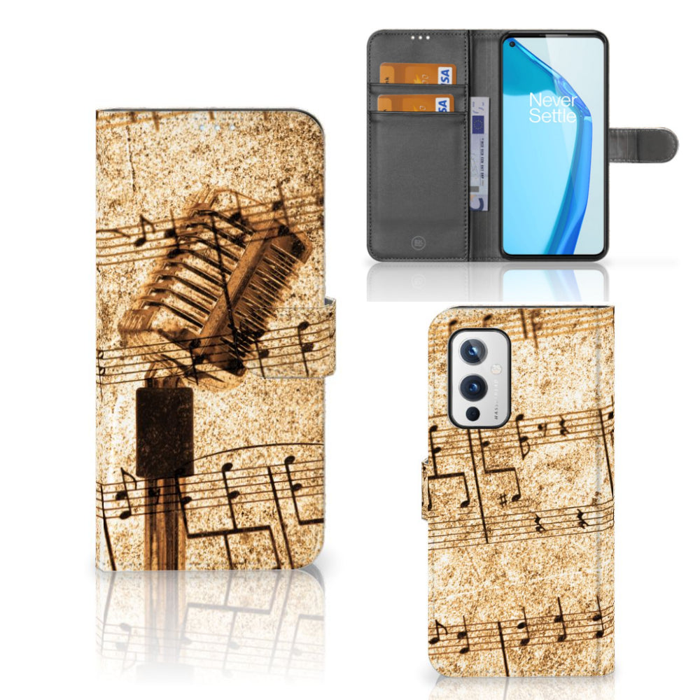 OnePlus 9 Telefoonhoesje met foto Bladmuziek
