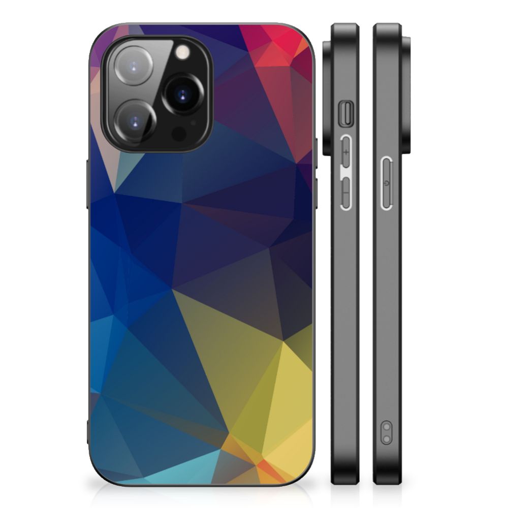 iPhone 14 Pro Max Backcover Polygon Dark