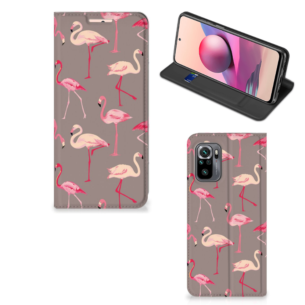 Xiaomi Redmi Note 10 4G | 10S | Poco M5s Hoesje maken Flamingo - B2C Telecom