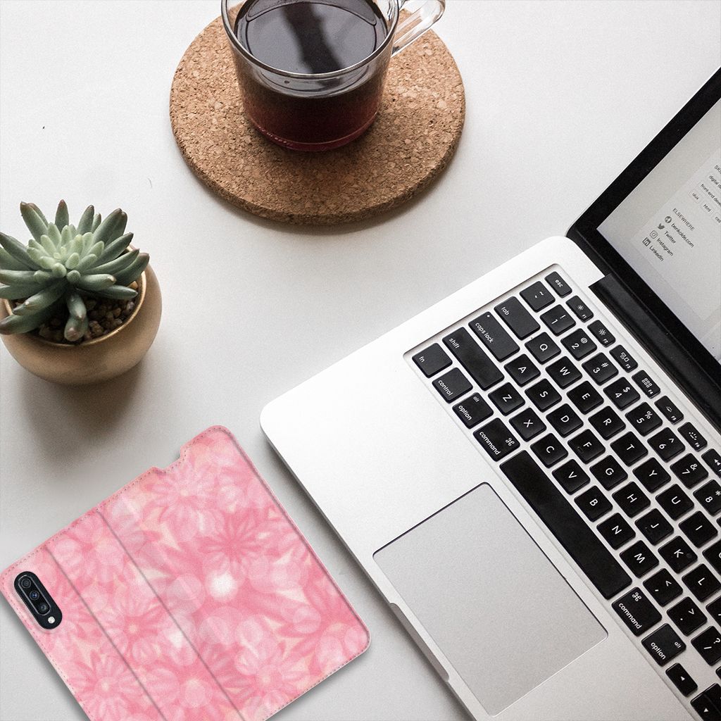 Samsung Galaxy A70 Smart Cover Spring Flowers