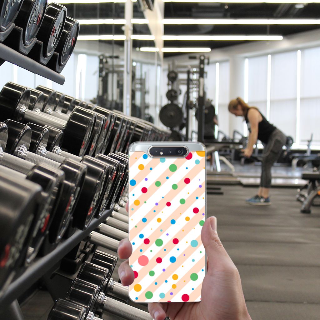Samsung Galaxy A80 TPU bumper Dots