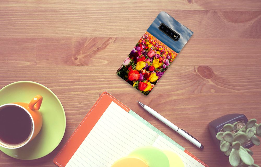 Samsung Galaxy S10 Plus Smart Cover Tulpen