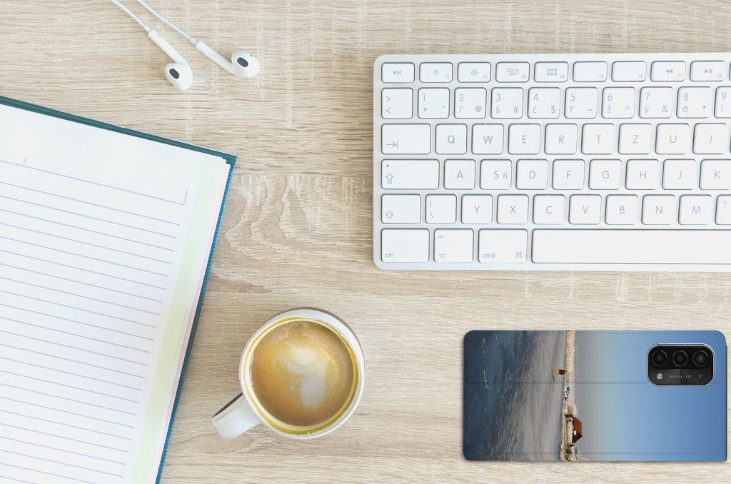 OPPO A54 5G | A74 5G | A93 5G Book Cover Schaatsers - B2C Telecom