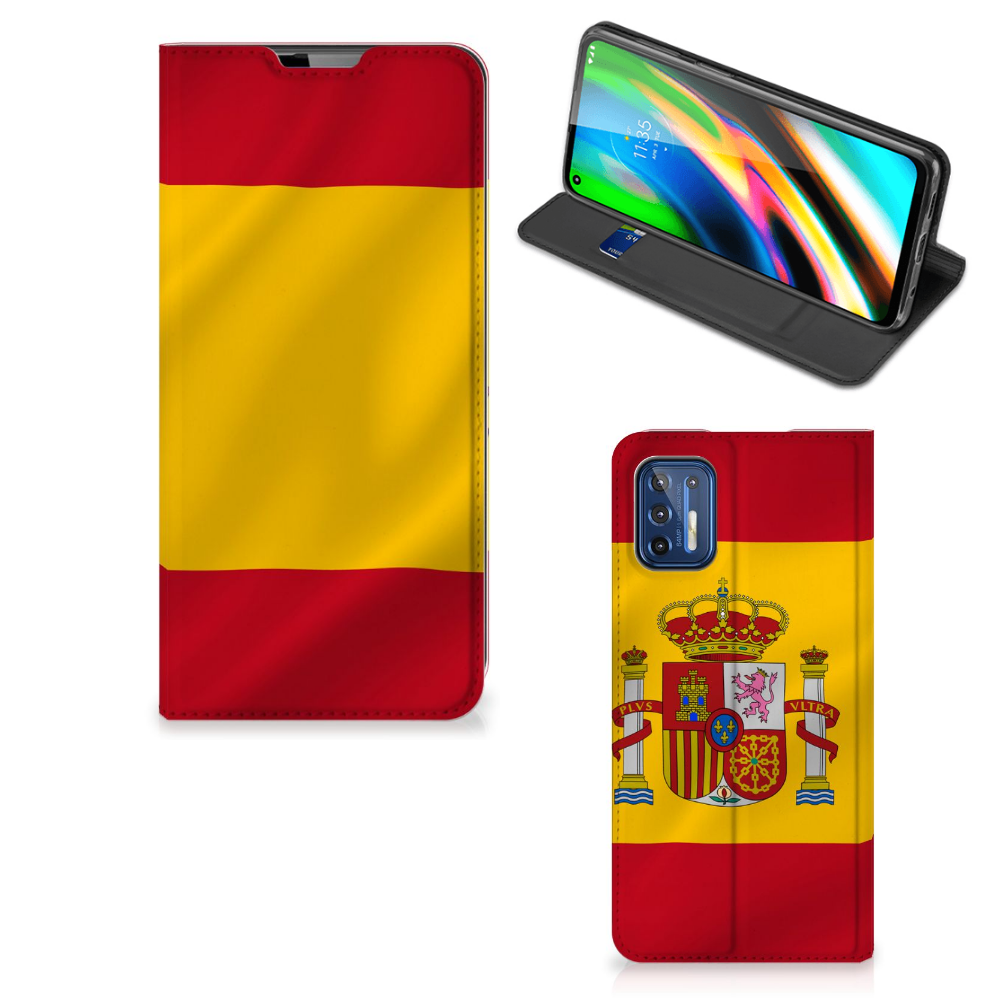 Motorola Moto G9 Plus Standcase Spanje - B2C Telecom