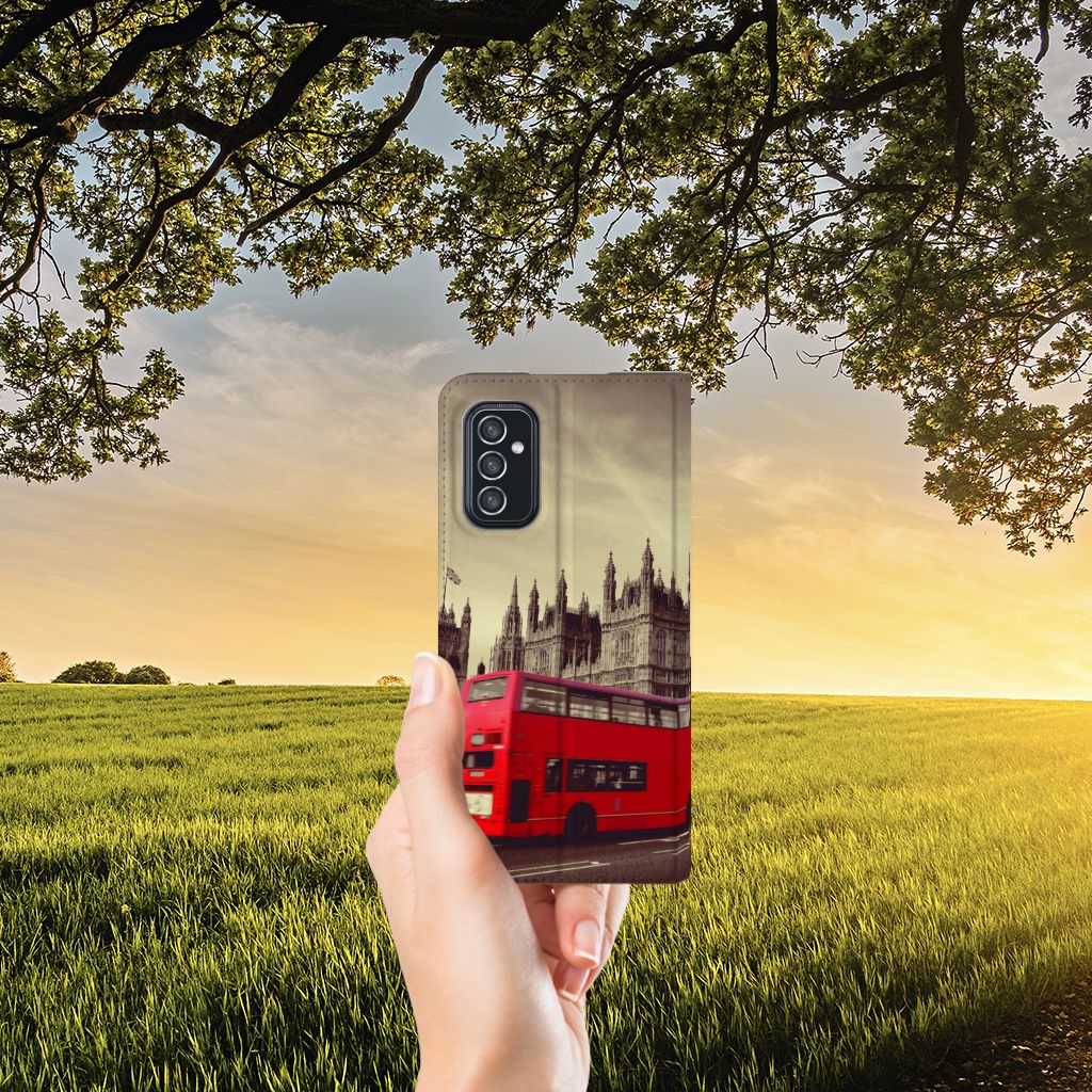 Samsung Galaxy M52 Book Cover Londen - B2C Telecom