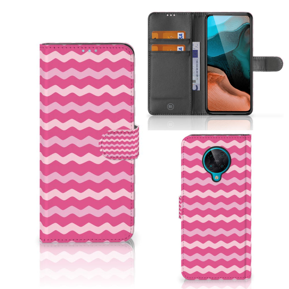 Xiaomi Poco F2 Pro Telefoon Hoesje Waves Pink