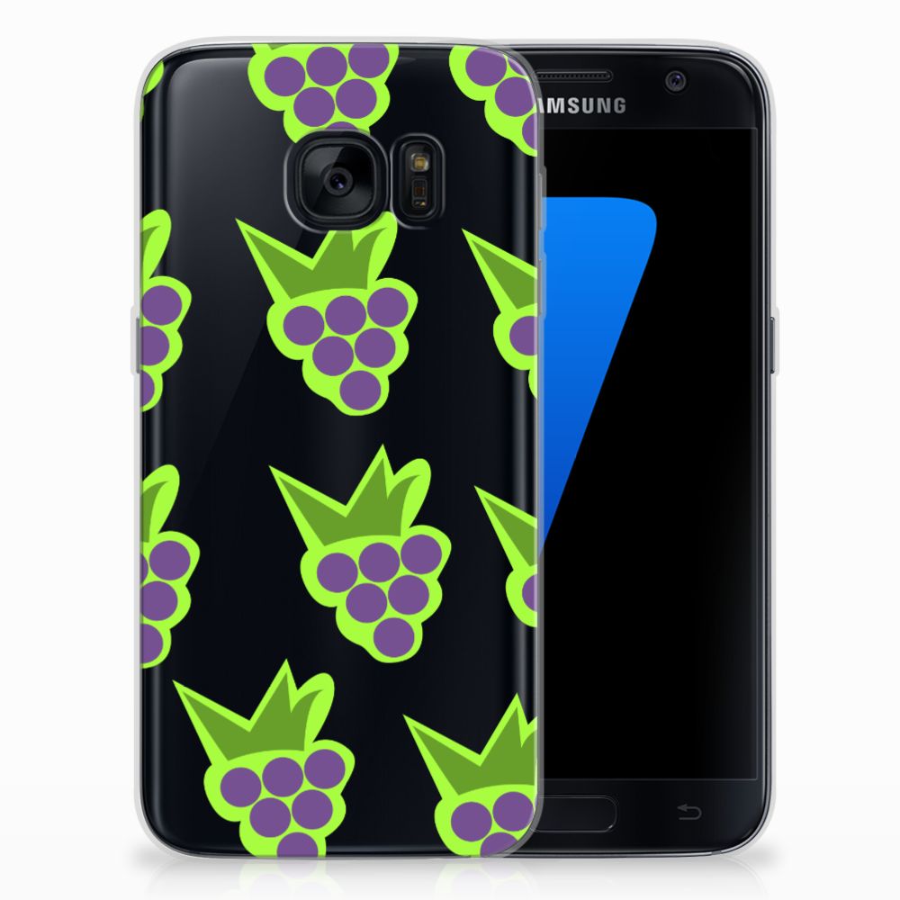 Samsung Galaxy S7 Siliconen Case Druiven