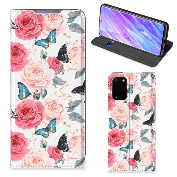 Samsung Galaxy S20 Plus Smart Cover Butterfly Roses - B2C Telecom