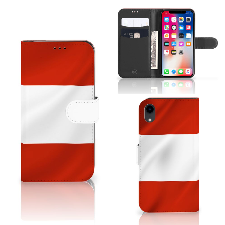 Apple iPhone Xr Bookstyle Case Oostenrijk
