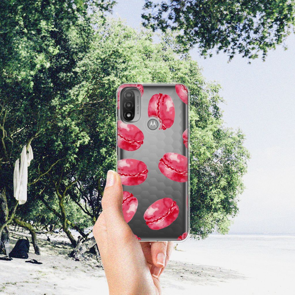 Motorola Moto E20 | E40 Siliconen Case Pink Macarons B2C Telecom
