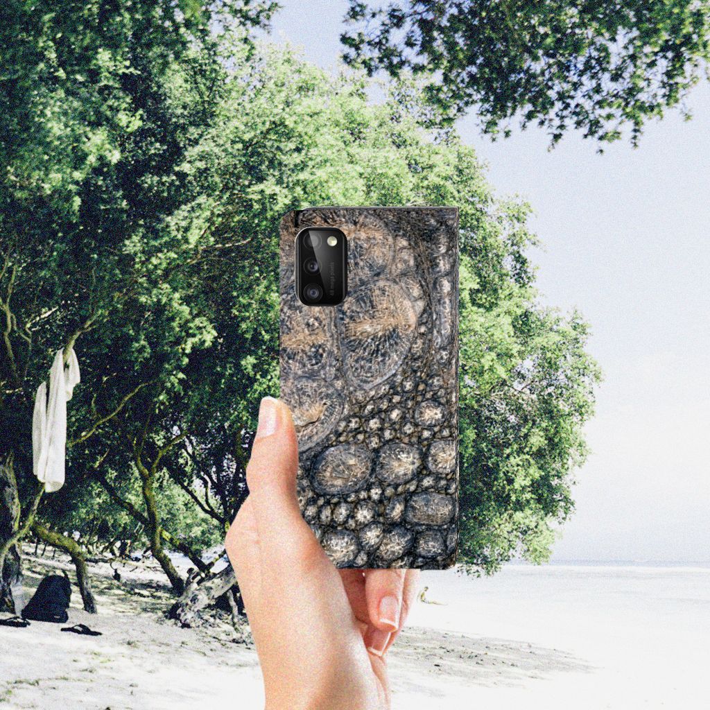 Samsung Galaxy A41 Hoesje maken Krokodillenprint - B2C Telecom