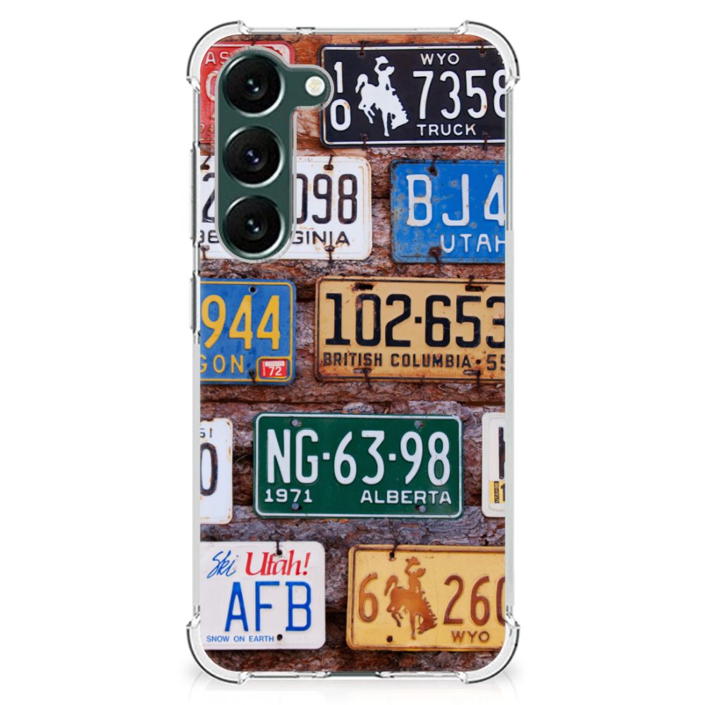 Samsung Galaxy S23 Plus Anti-shock Hoesje met foto Kentekenplaten B2C Telecom