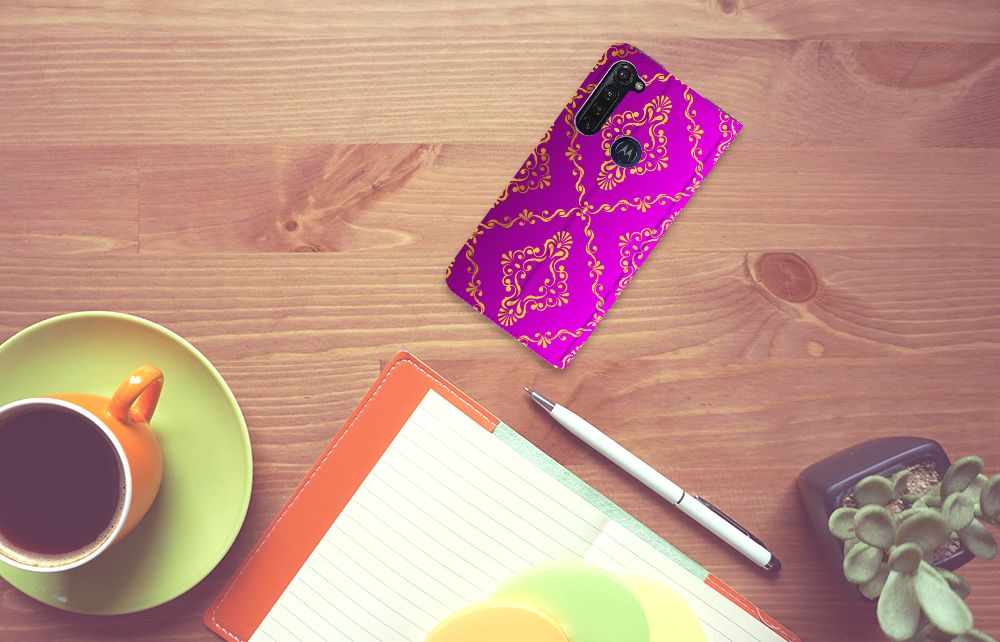Telefoon Hoesje Motorola Moto G Pro Barok Roze