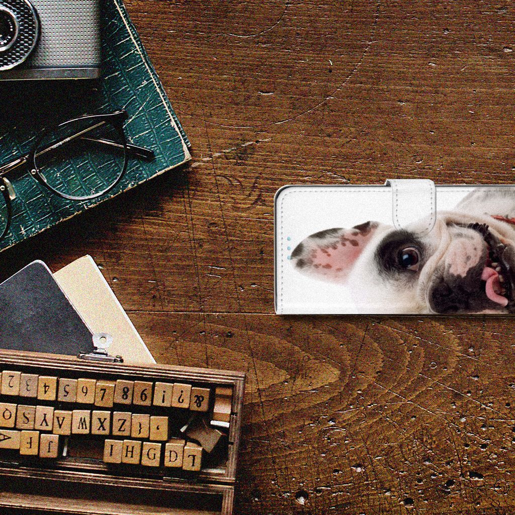 Sony Xperia 10 III Telefoonhoesje met Pasjes Franse Bulldog