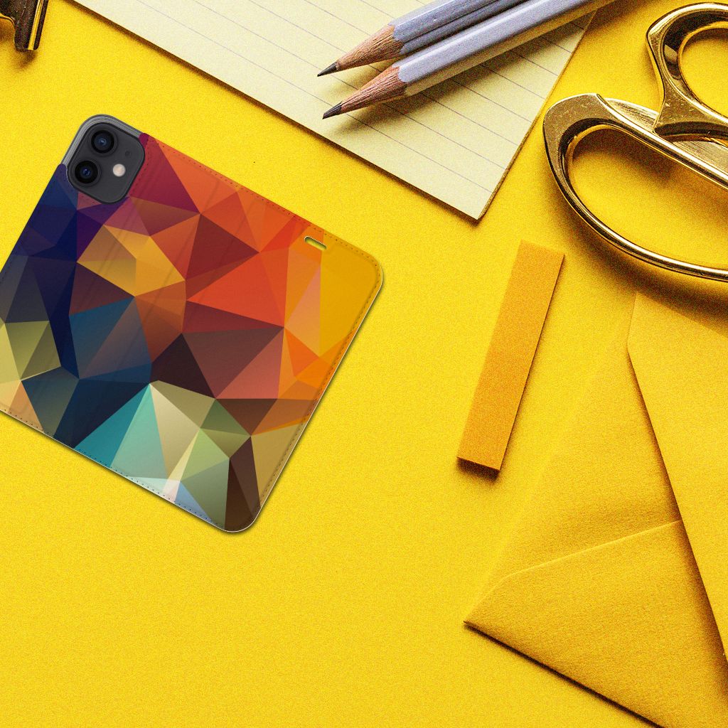 iPhone 12 Mini Stand Case Polygon Color - B2C Telecom