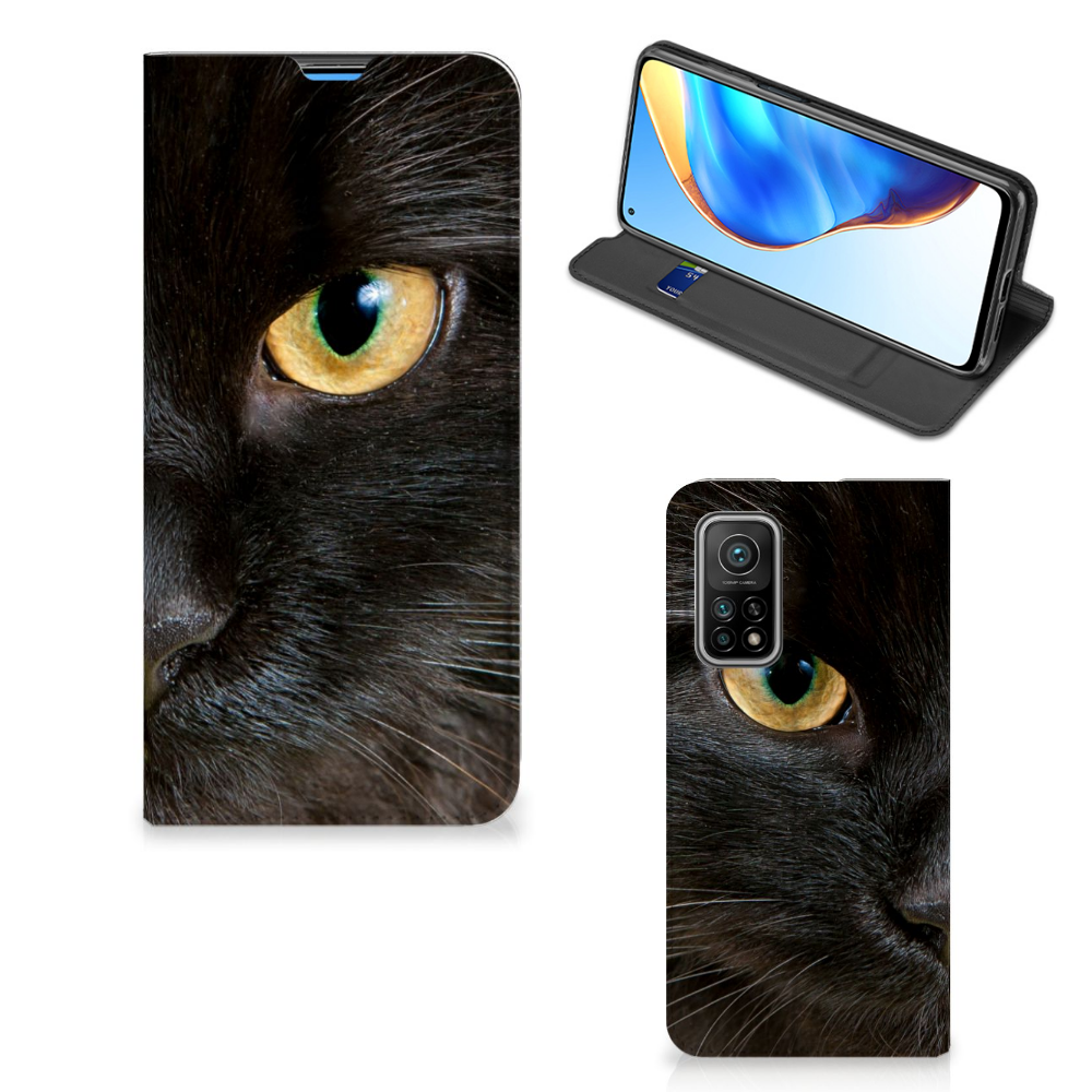 Xiaomi Mi 10T | 10T Pro Hoesje maken Zwarte Kat - B2C Telecom