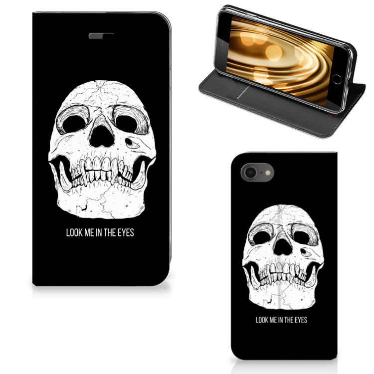 Mobiel BookCase iPhone 7 | 8 | SE (2020) | SE (2022) Skull Eyes
