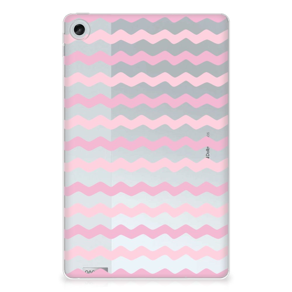 Lenovo Tab M10 Plus (3e generatie) Hippe Hoes Waves Roze - B2C Telecom