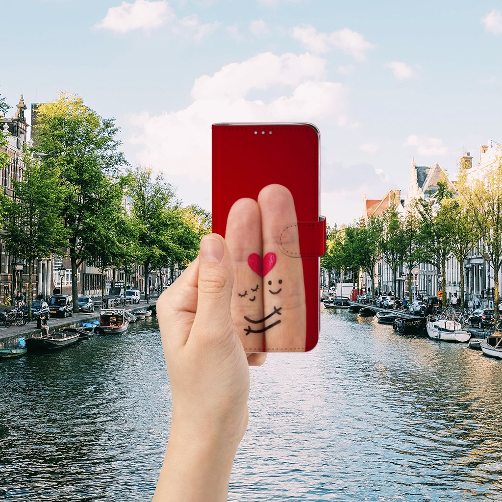 Samsung S10 Lite Wallet Case met Pasjes Liefde - Origineel Romantisch Cadeau