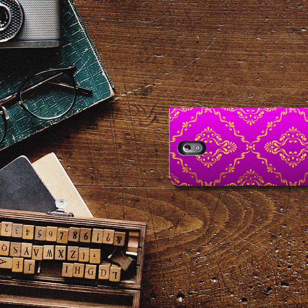Telefoon Hoesje Nokia 3.1 (2018) Barok Roze
