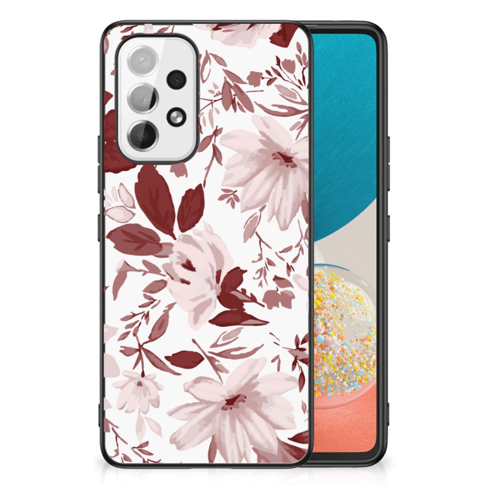 Kleurrijke Telefoonhoesje Samsung Galaxy A53 Watercolor Flowers