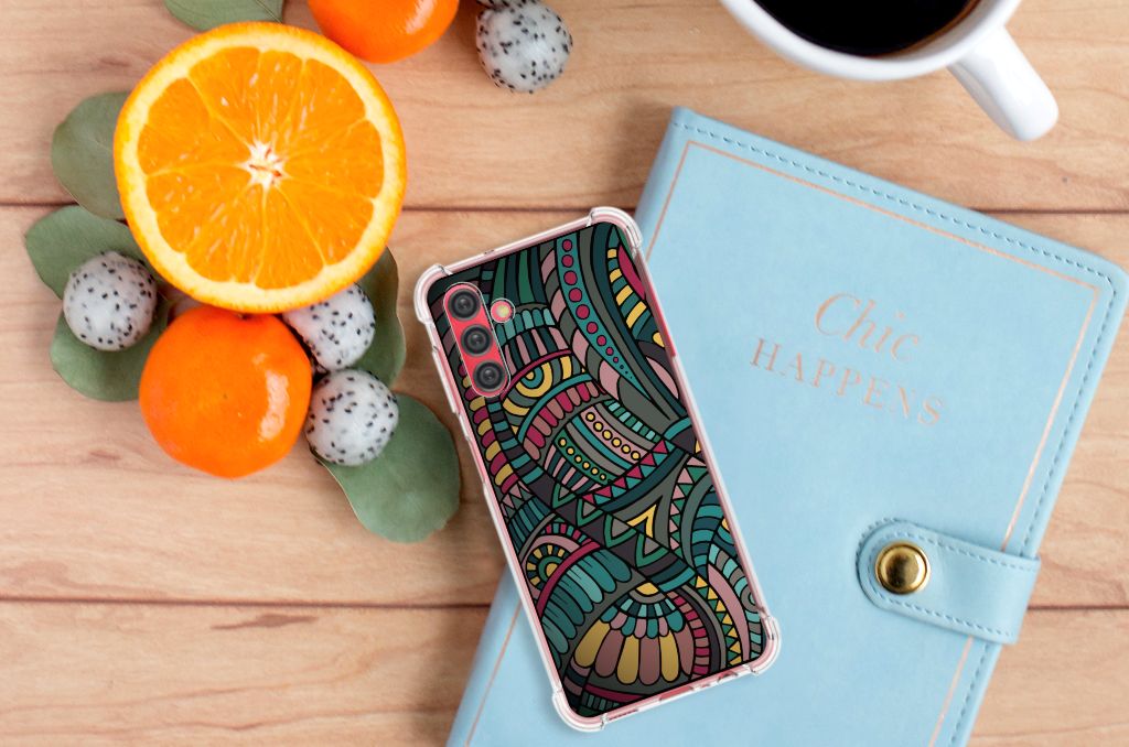 Samsung Galaxy A13 5G | A04s Doorzichtige Silicone Hoesje Aztec B2C Telecom