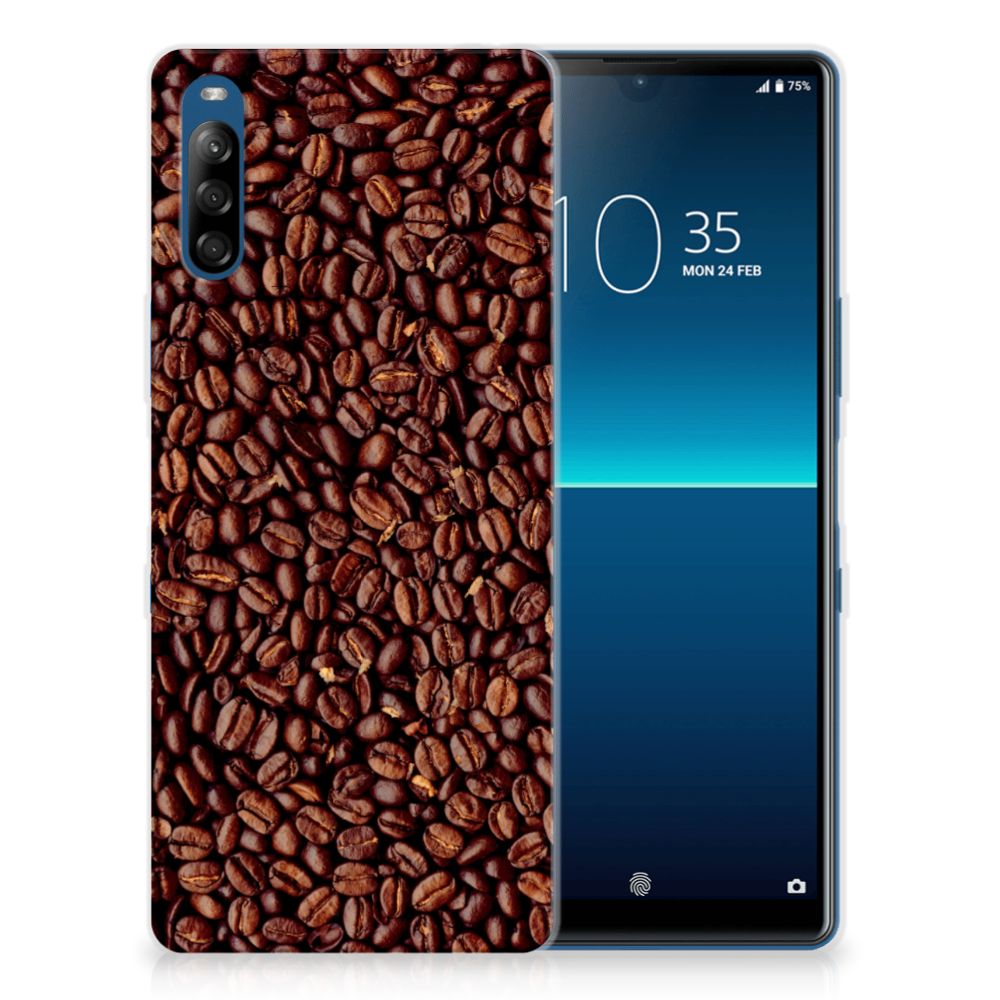 Sony Xperia L4 Siliconen Case Koffiebonen