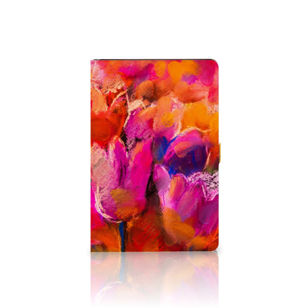 Hoes Samsung Galaxy Tab S7 FE | S7+ | S8+ Tulips