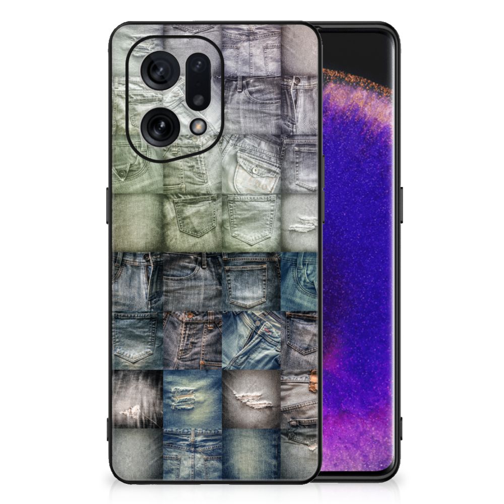 GSM Cover OPPO Find X5 Spijkerbroeken