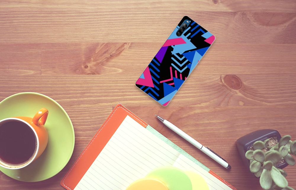 Sony Xperia L4 TPU Hoesje Funky Triangle B2C Telecom