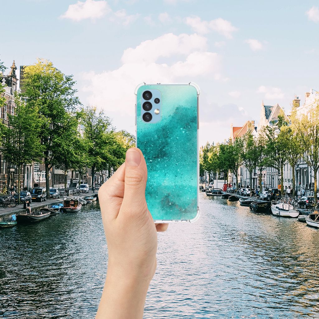 Back Cover Samsung Galaxy A13 (4G) Painting Blue B2C Telecom