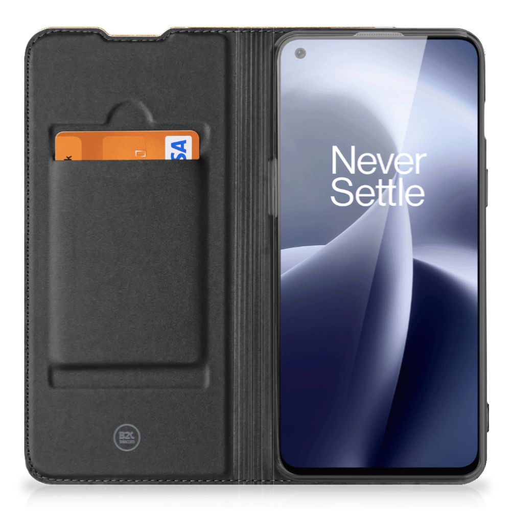 OnePlus Nord 2T Book Cover Wereldkaart - B2C Telecom