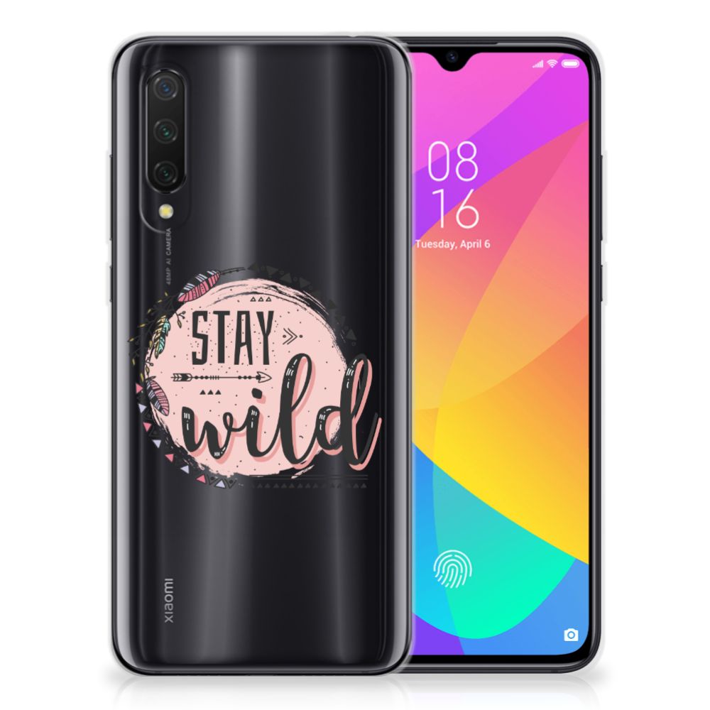 Xiaomi Mi 9 Lite Telefoonhoesje met Naam Boho Stay Wild B2C Telecom