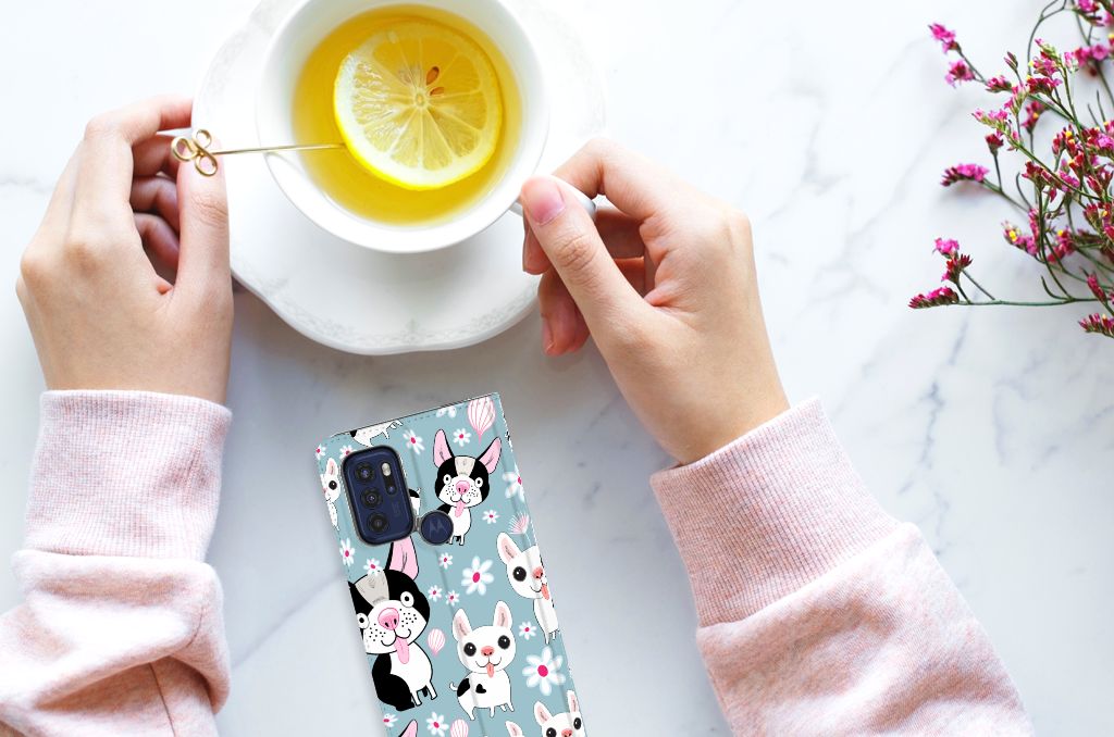 Motorola Moto G60s Hoesje maken Hondjes - B2C Telecom