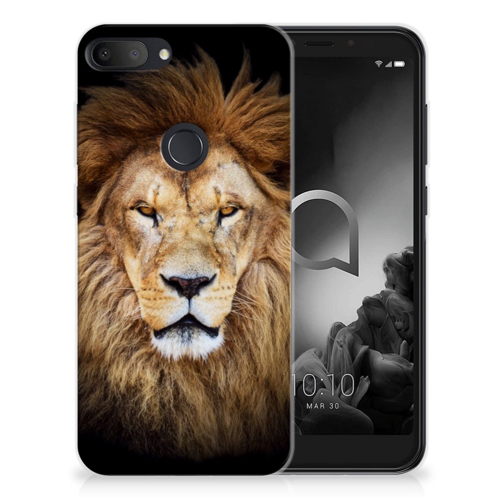 Alcatel 1S (2019) TPU Hoesje Leeuw
