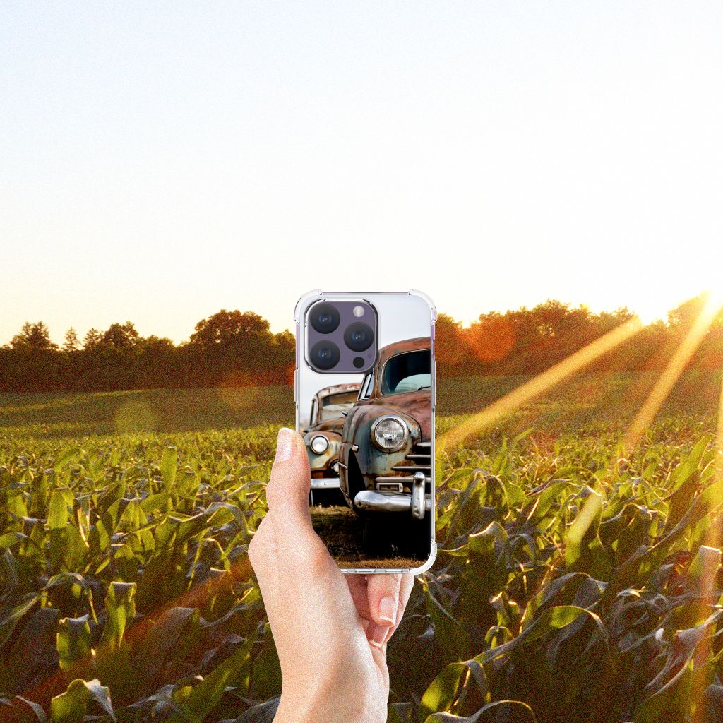 iPhone 15 Pro Anti-shock Hoesje met foto Vintage Auto B2C Telecom