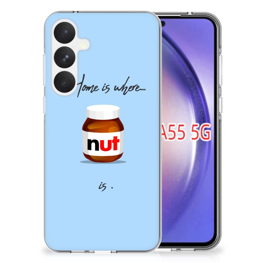 Samsung Galaxy A55 Siliconen Case Nut Home