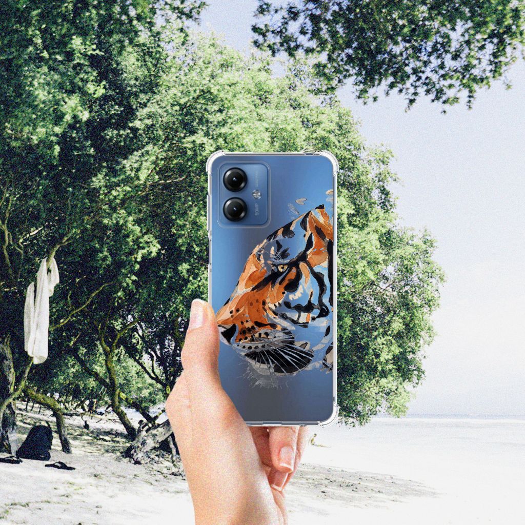 Back Cover Motorola Moto G14 Watercolor Tiger B2C Telecom