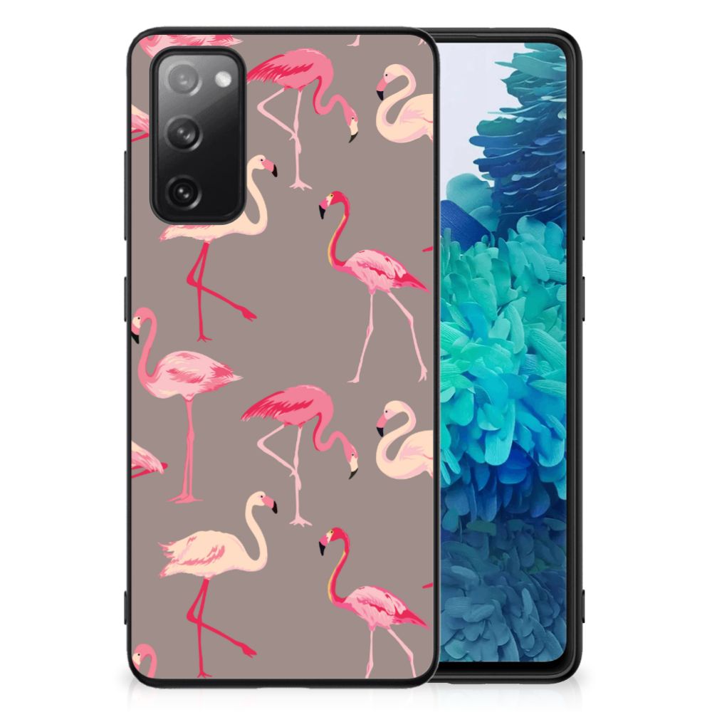 Samsung Galaxy S20 FE Dierenprint Telefoonhoesje Flamingo B2C Telecom