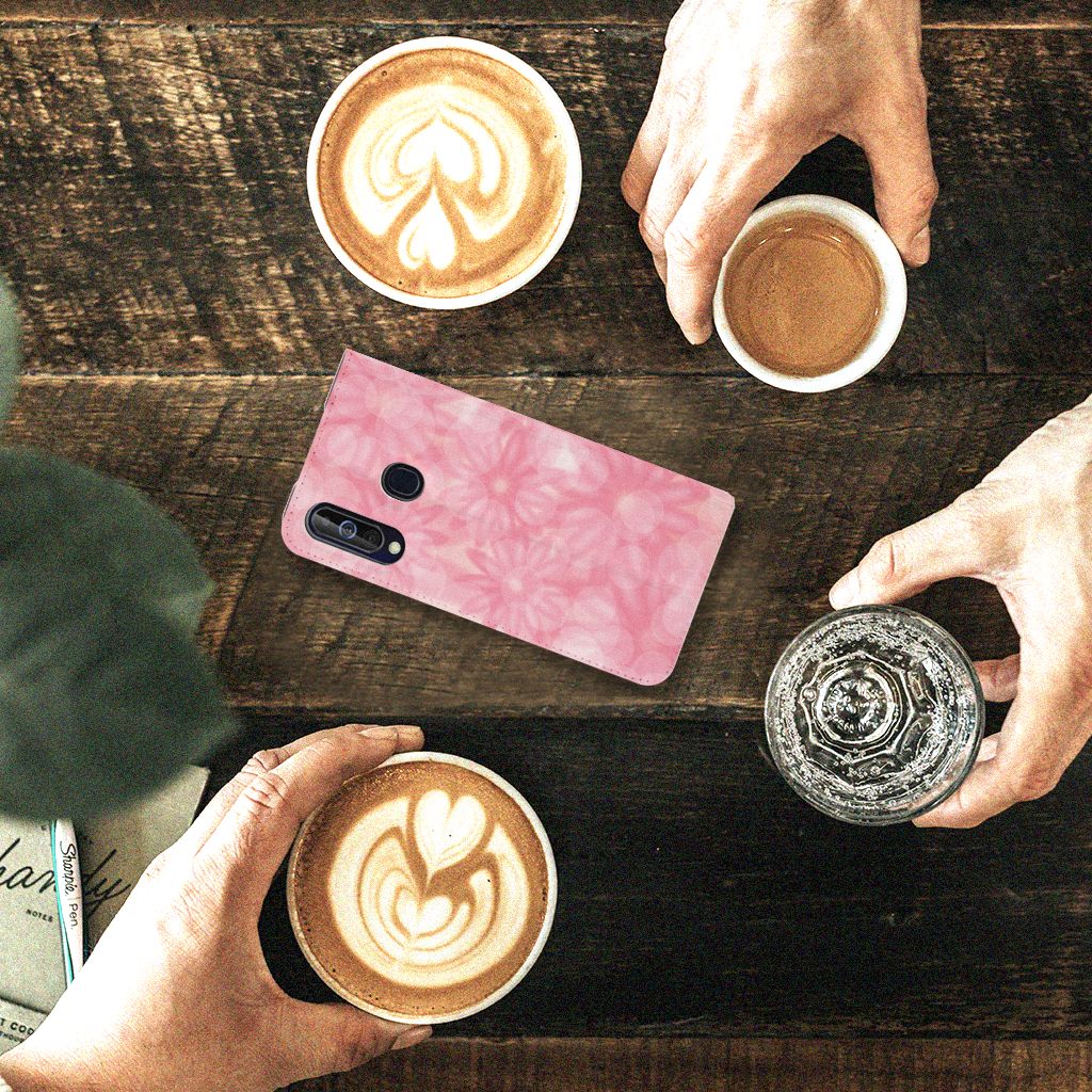 Samsung Galaxy A60 Smart Cover Spring Flowers