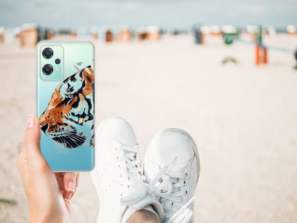 Hoesje maken OnePlus Nord CE 2 Lite Watercolor Tiger B2C Telecom