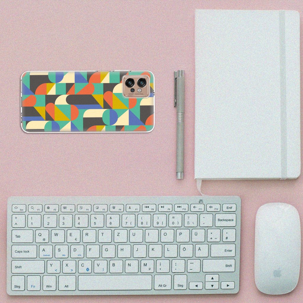 Motorola Moto G32 TPU bumper Funky Retro
