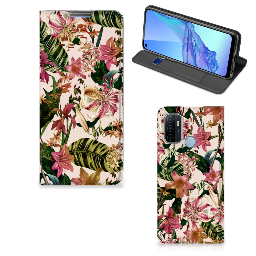 OPPO A53 | A53s Smart Cover Flowers - B2C Telecom