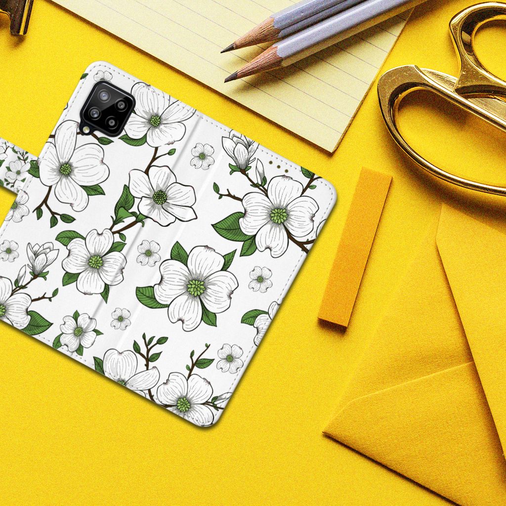Samsung Galaxy A42 5G Hoesje Dogwood Flowers