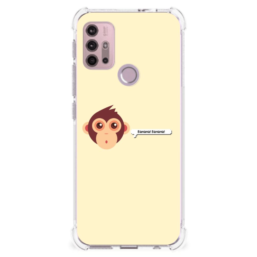 Motorola Moto G30 | G20 | G10 Stevig Bumper Hoesje Monkey B2C Telecom