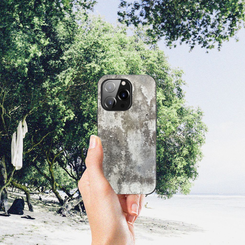 iPhone 14 Pro Marmeren Print Telefoonhoesje Beton Print B2C Telecom