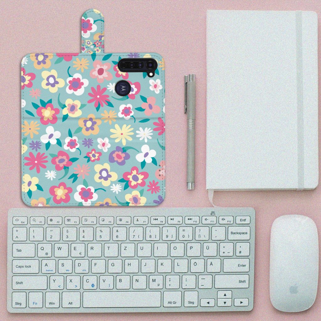 Motorola Moto G Pro Hoesje Flower Power